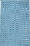 Natura Wool Turquoise Blue Chevron Rug 160x230 cm