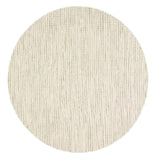 Scandi Beige Brown Reversible Wool Round Rug 150x150 cm Round