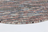 Scandi Multi Reversible Wool Round Rug 150x150 cm Round