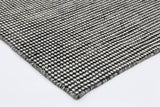 Scandi Charcoal Grey Reversible Wool Rug 200x290 cm