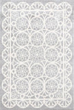 Piccolo  Grey and White Doily Kids Rug 120x170cm