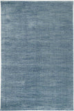 Zarin Solid Blue Modern Rug 80x300 cm