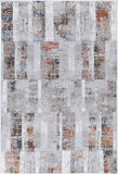 Isaiah Grey Rust Abstract Rug 120x170cm