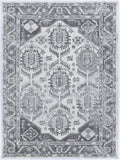 Ligures White Grey Traditional Rug 160X230cm