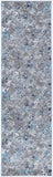 Ligures Grey Blue Rug 160X160cm Round