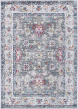 Ligures Grey Multi Traditional Rug 200X290cm