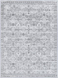 Ligures Grey White Ancient Rug 200X200cm Round