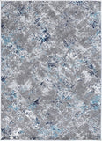 Ligures Grey Blue Rug 240X330cm