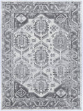 Ligures White Grey Traditional Rug 240X330cm