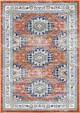 Ligures Rust Multi Traditional Rug 280X380cm