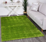 Puffy Soft Shaggy Grass Green 200x290 cm