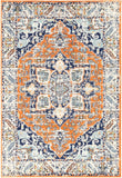 Palermo Caltanissetta Rust Rug 200x290cm