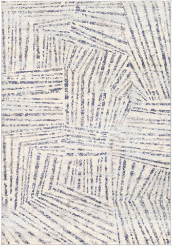 Palermo Vallo Grey Blue Rug 80x300cm