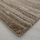 Chelsea Beige Brown Lines Rug 80x300 cm