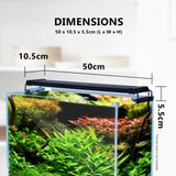 Dynamic Power 11W Aquarium Blue White LED Light for Tank 50-70cm