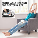 Forever Beauty Red Foot Massager Air Compression Shiatsu Heat Remote