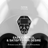 Forever Beauty Silver Foot Massager Air Compression Shiatsu Heat Remote