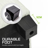 La Bella 102cm Light Green Storage Ottoman Stool Fabric