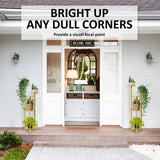 La Bella 2 Set 100cm Gold Plant Stand Planter Shelf Rack 5 Tier Steel