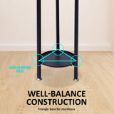 La Bella 2 Set 122cm Black Plant Stand Planter Shelf Rack 5 Tier Steel