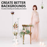 La Bella 2 Set 122cm White Plant Stand Planter Shelf Rack 5 Tier Steel