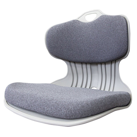 Samgong Grey Slender Chair Posture Correction Seat Floor Lounge Stackable