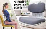 Samgong 4 Set Grey Slender Chair Posture Correction Seat Floor Lounge Stackable