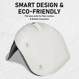 Samgong 4 Set Grey Slender Chair Posture Correction Seat Floor Lounge Stackable