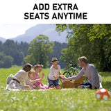 Samgong 4 Set Grey Slender Chair Posture Correction Seat Floor Lounge Stackable