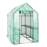 Home Ready Apex 1.9x1.2x1.9M Garden Greenhouse Walk-In Shed PE