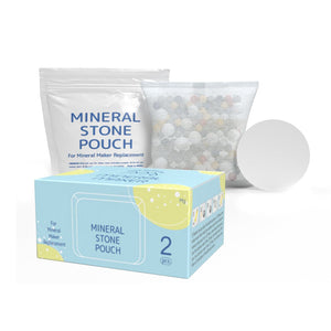 Mineral Maker 2X Alkaline Stone Pouch Water Filter Pad Replacement Ceramic Balls