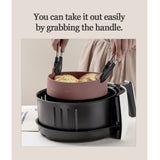 Balsang Large Chocolate Airfryer Reusable Silicone Pot Nonstick Nontoxic