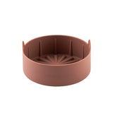 Balsang Small Brown Airfryer Reusable Silicone Pot Nonstick Nontoxic