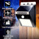 2X Sansai Solar Sensor LED Light Outdoor PIR Motion Wall Lights Waterproof