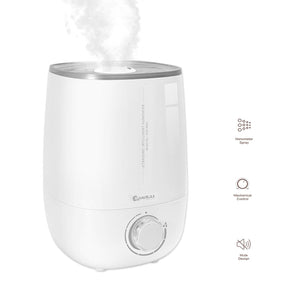 2X SANSAI 4.8L White Air Humidifier Ultrasonic Cool Mist