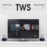 4X Volkano Wireless Rechargeable Bluetooth Speaker LED Portable TWS Stereo FM USB/TF/AUX