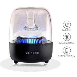 4X Volkano Wireless Rechargeable Bluetooth Speaker LED Portable TWS Stereo FM USB/TF/AUX