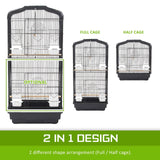 Paw Mate Bird Cage Parrot Aviary Veer 2IN1 Design 92cm