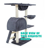 Paw Mate 100cm Grey Cat Tree Atacama Multi Level Scratcher