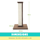 Paw Mate 92cm Brown Cat Tree Noppo Multi Level Scratcher