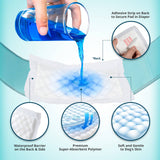 PawPang S Dog Wrap Reusable Male + 10 Ct S Diaper Booster Pads Disposable