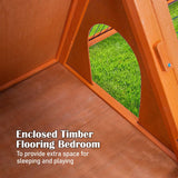 Paw Mate Rabbit Hutch Ester Triangular Wooden Chicken Guinea Pig Cage