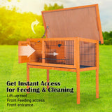 Paw Mate Rabbit Hutch Eden Free Standing Wooden Chicken Guinea Pig Cage