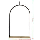 YES4PETS Bird Cage Jumbo Swing Metal Arch Frame Wood Perch Canary Pet Parrot Hanging Toy