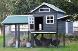 XL Chicken Coop Rabbit Hutch Guinea Pig Cage Ferret House