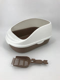Large Portable Cat Toilet Litter Box Tray House with Scoop 5 Color