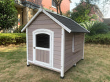 XL Timber Pet Dog Kennel House Puppy Wooden Timber Cabin With Door