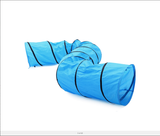 Portable Pet Dog Agility Training Exercise Tunnel Chute with Carry Bag 5.5M