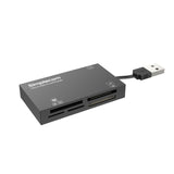 Simplecom CR216 USB 2.0 All in One Memory Card Reader 6 Slot for MS M2 CF XD Micro SD HC SDXC Black