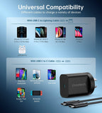CHOETECH PD6003 25W USB-C Fast Charger with 2m USB-C Cable